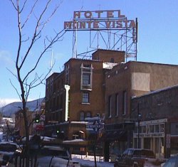 The Hotel Monte Vista viewed from the southwest